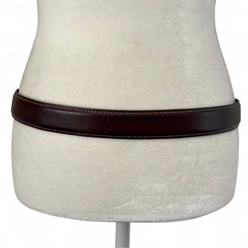 Columbia Sportswear Brown Genuine Leather Classic Belt Mens Size XL 42-44 - Picture 3 of 8